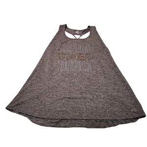 Women's XXL Champion Sleeveless DuoDry Racerback Gray Tank Top